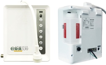 KISSOの弱酸性電解水生成装置「除菌330」